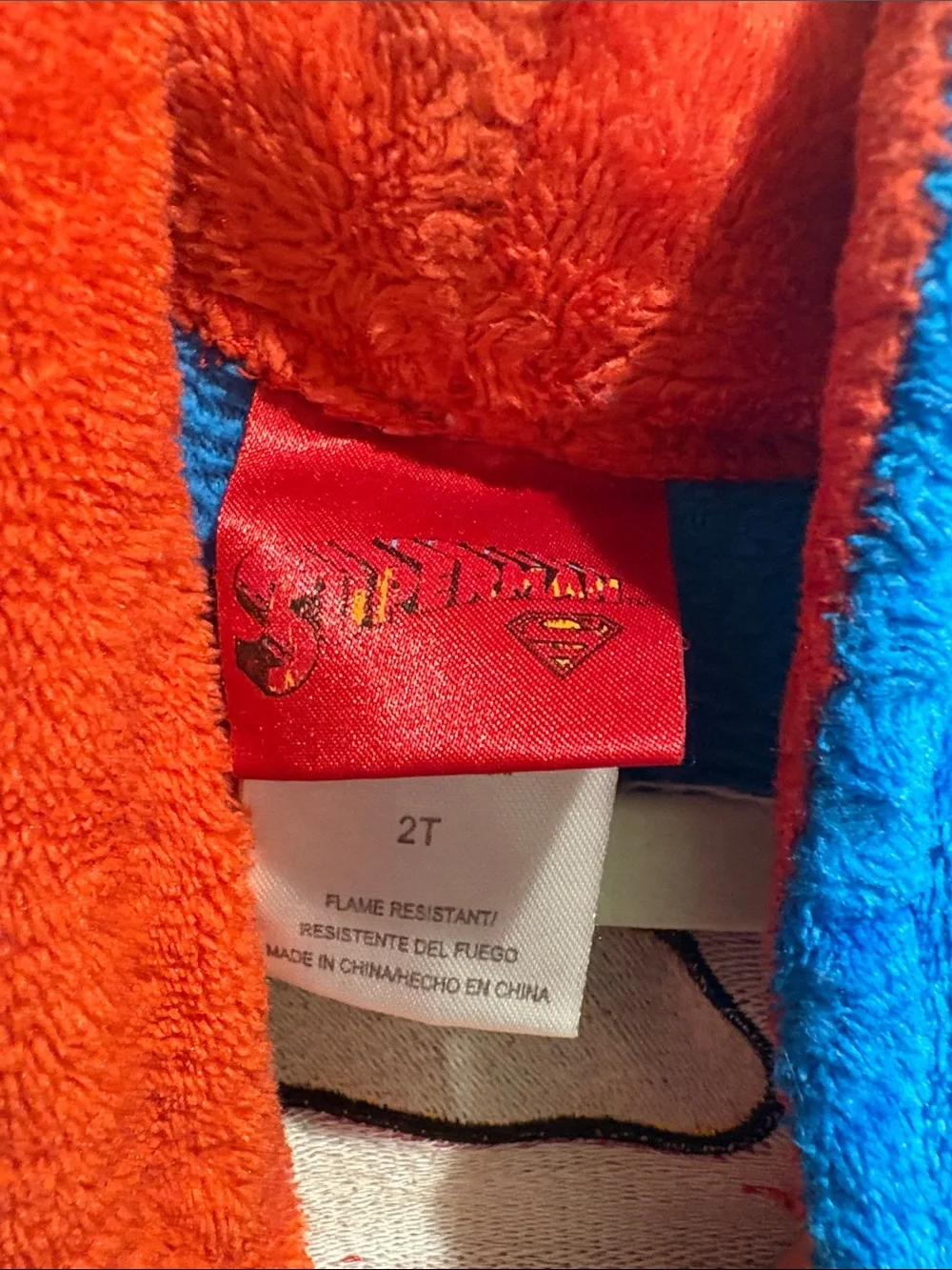 Superman Kids Plush Robe with Embroidery